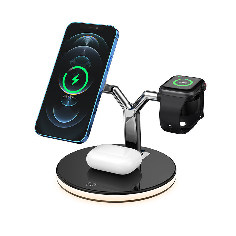 3-in-1 Fast Wireless Charging Station for iPhone, AirPods & Apple Watch